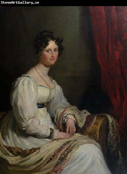 George Hayter Portrait of a young lady in an interior 1826